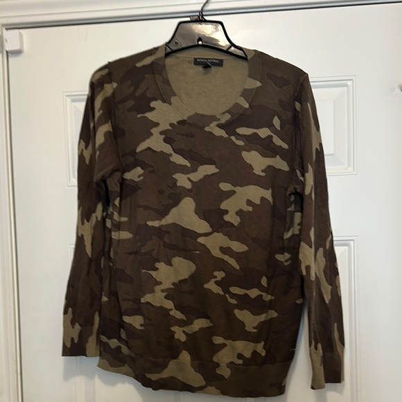 BANANA REPUBLIC fatigue print crewneck sweater - Picture 3 of 5